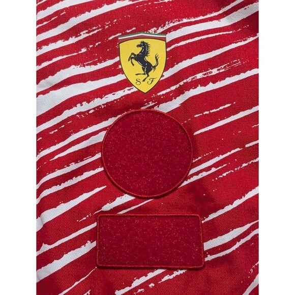 Puma Scuderia Ferrari x Joshua Vides Red Race Jacket Men’s Size Large NWT $180 - Picture 9 of 9